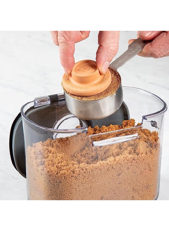 ProKeeper+ by Progressive International Clear Plastic Airtight Food Baker's Kitchen Storage Organization Container Canister Set with Magnetic Accessories (Brown Sugar 1.4-Quart) - Image 5
