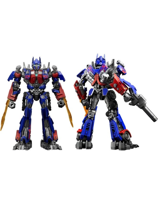Blokees Transformers Classic Class Optimus Prime Action Figure Model Kit | 88 Pcs Construction STEM Building Toy | Poseable Robot with LED Chest & Eyes | Collectible Gift for Kids & Adults - Image 5