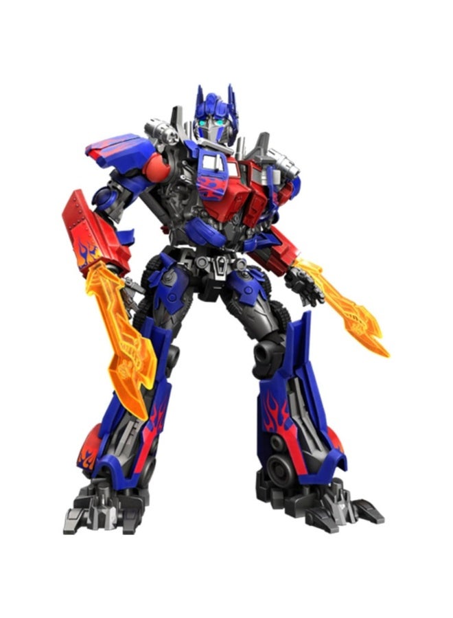 Blokees Transformers Classic Class Optimus Prime Action Figure Model Kit | 88 Pcs Construction STEM Building Toy | Poseable Robot with LED Chest & Eyes | Collectible Gift for Kids & Adults - Image 4