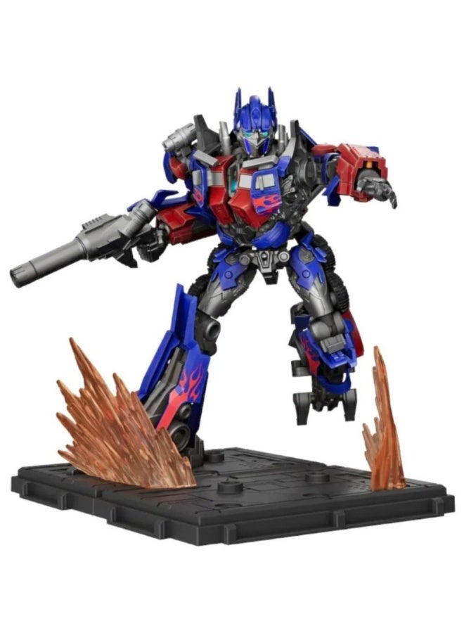 Blokees Transformers Classic Class Optimus Prime Action Figure Model Kit | 88 Pcs Construction STEM Building Toy | Poseable Robot with LED Chest & Eyes | Collectible Gift for Kids & Adults - Image 3