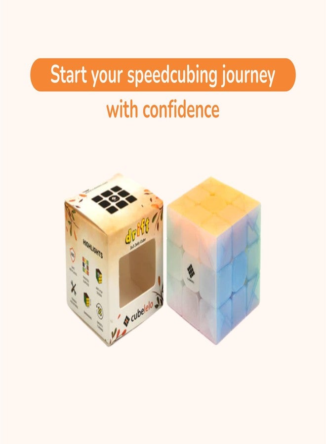 Cubelelo Drift 3x3 Jelly Edition Speedcube Magic Cube Puzzle - Image 5