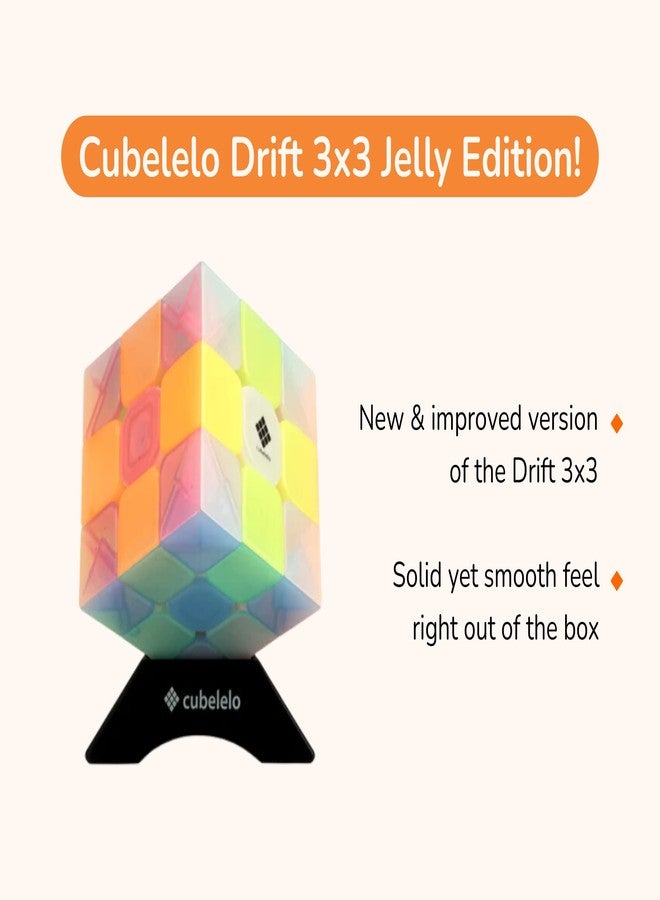 Cubelelo Drift 3x3 Jelly Edition Speedcube Magic Cube Puzzle - Image 2