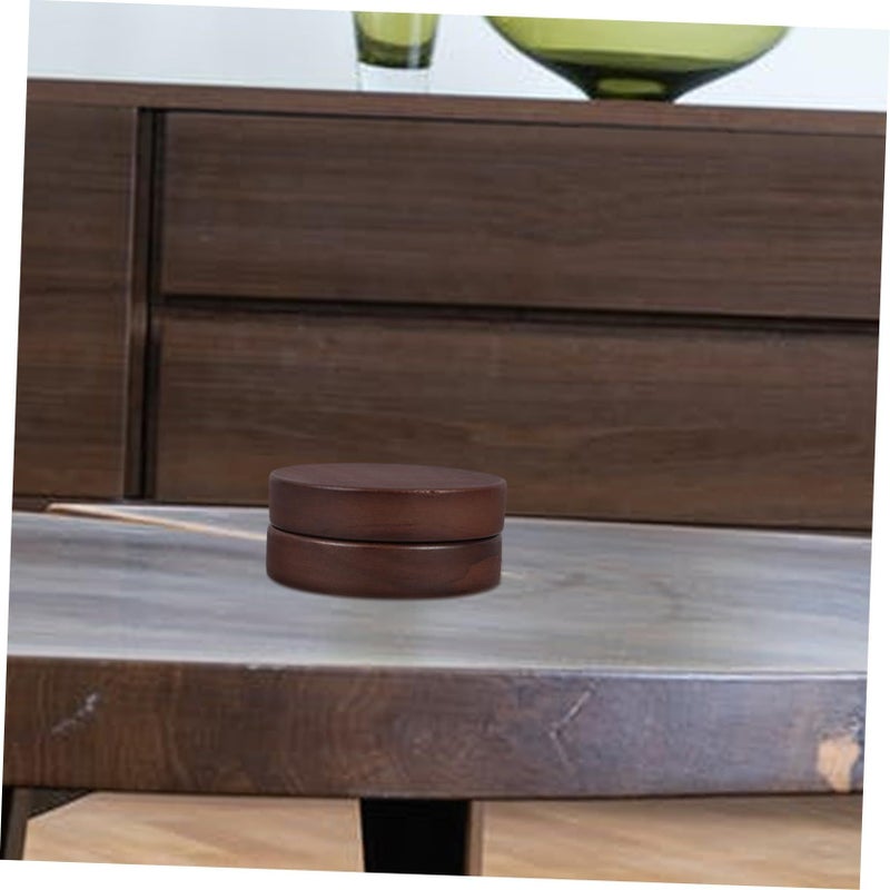 Ashtray Lid Windproof Wooden Ashtrays For Indoor Outdoor Home Office Balcony - Image 5