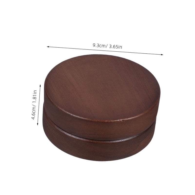 Ashtray Lid Windproof Wooden Ashtrays For Indoor Outdoor Home Office Balcony - Image 3
