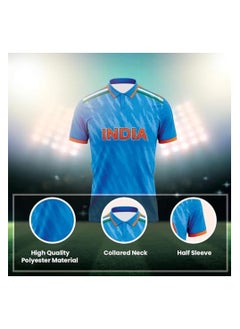 PRINTSHOP4ME India Cricket Combo–T-Shirt,Cap&Hand Fan For Celebrations Match Days&Events  - Image 3