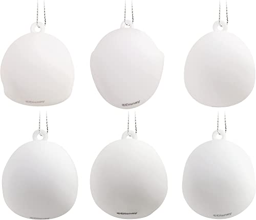 Hallmark Disney Tim Burton's The Nightmare Before Christmas Jack Skellington Heads Mini Christmas Ornaments, Shatterproof, Set of 6 - Image 4