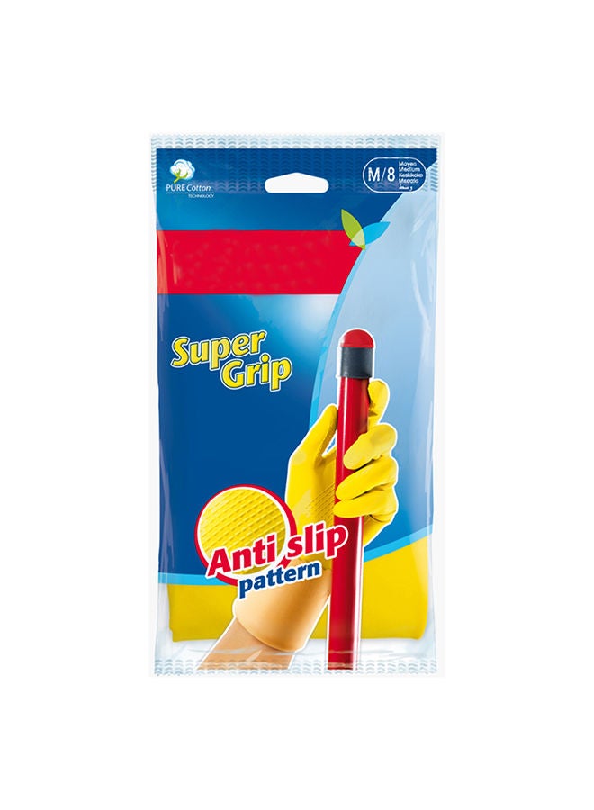 Vileda Vildea Super Grip Medium Gloves 12 x 3 x 26 cm - Image 1