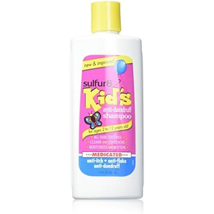 Sulfur 8 KIDS MEDICATED ANTI DANDRUFF SHAMPOO, 7.5 OUNCE - Image 3