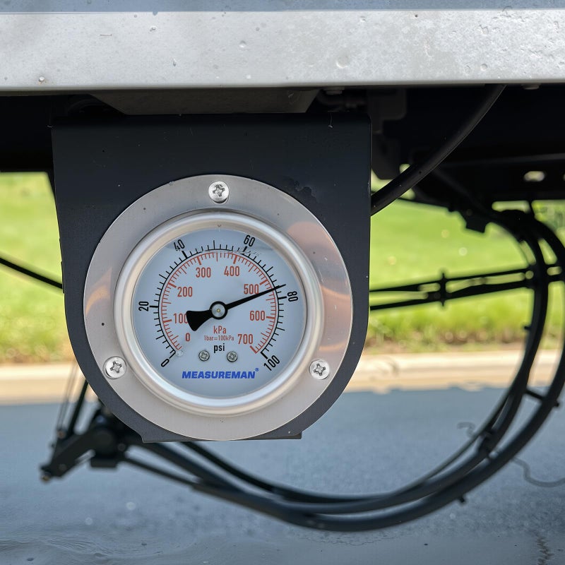 MEASUREMAN Air Pressure Gauge Kit for Semi Truck Trailer Suspension, Onboard Load Scales - Image 5