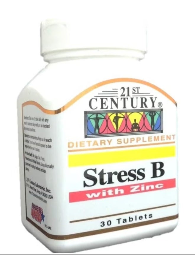 Stress B With Zinc Tablets 30'S