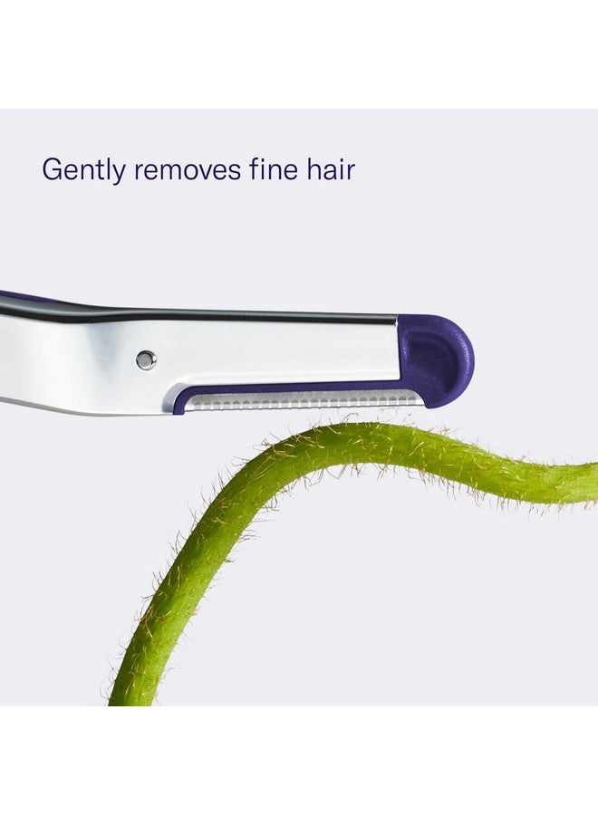 Flamingo Dermaplane Razor Kit, Facial Hair Remover for Women, Includes 1 Dermaplane Handle with Blade Cover and 4 Reflillable Razors - Image 3