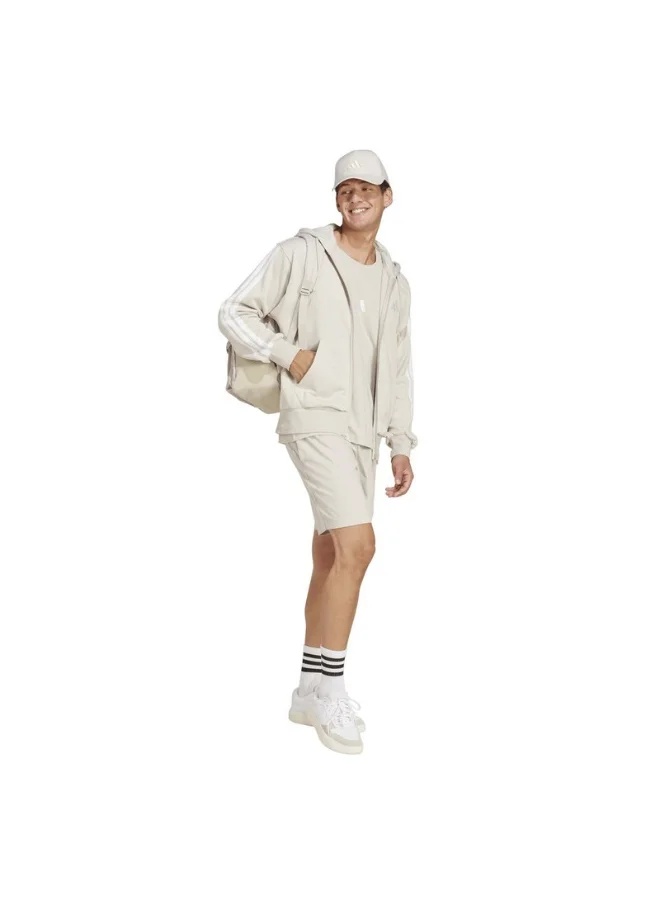 Adidas adidas M 3S FT FZ HD Grey Training TRACK TOPS for Men - 2XS