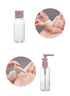 Travel refillable 11 travel-size containers Plastic toiletries can hold liquid leak proof shampoo lotion Face cream accessory kit - pzsku/ZEF3DF9381BAEE1393705Z/45/_/1729525647/6c1a08ea-ef4c-4bf1-86dd-e771387d9c5d