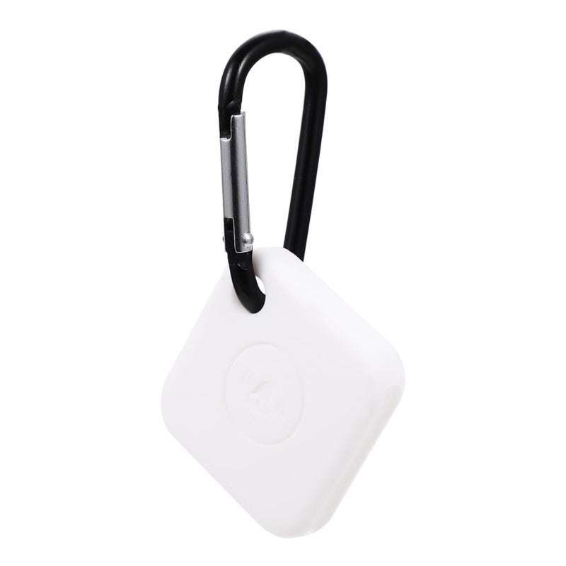 White Tile Mate Tracker Case Key Fob Carabiner 5X5X0 5CM 2Pcs Auto Travel Accessories - Image 2
