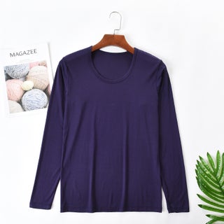 Modal Mens Autumn Clothes Thin Base Top Large Size Long Sleeve Round Neck Basic Thermal Underwear Cotton Sweater Sweater Royal Blue - pzsku/ZEF3E08E8DB47EDA0C5F3Z/45/1753769523/6f6a4004-257c-4870-800e-200255eb460e