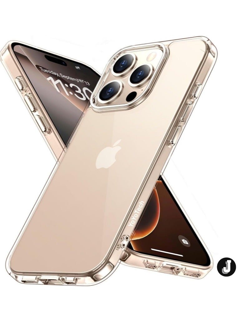 JAJEEK "iPhone 16 Pro Max Case 6.9" – Slim Clear Shockproof Bumper with Anti-Yellowing Technology & Military-Grade Protection for Durable, Long-Lasting Defense" - Image 1