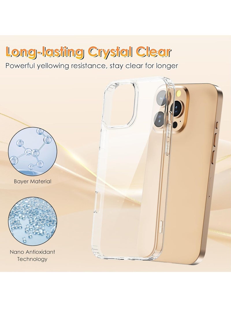 JAJEEK "iPhone 16 Pro Max Case 6.9" – Slim Clear Shockproof Bumper with Anti-Yellowing Technology & Military-Grade Protection for Durable, Long-Lasting Defense" - Image 4