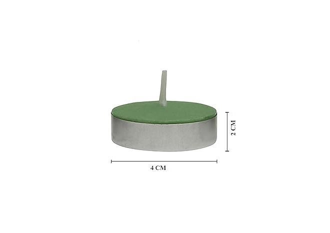 Make a Wish Multicolored I tealight Branded Diwali Diya Colored Wax Tealight Candles (Set of 100, Unscented) 100 Tea Lights Multicolour Color (100) - Image 4