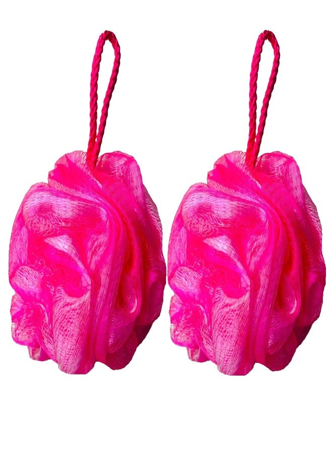 MAMORU Bath Sponge Round loofah and Back Scrubber for Men and Women (Pack of 2) - Image 1