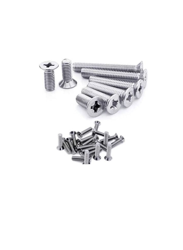 Machine Screw CSK Philip & Countersunk Head for DIY Electrical & Kitchen Furniture Pull Cabinet Door Handles - Image 1