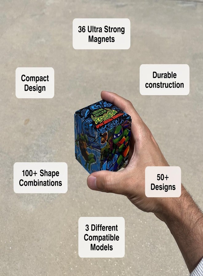 Shashibo DODECA Magnetic Puzzle Cube, Sensory Fidget Toy for Adults & Kids, Stress Relief Fidget Toy for All Ages, Cool Fidget Toys for Desk, Shape Shifting Box, 100+ Possible Shapes - Image 4