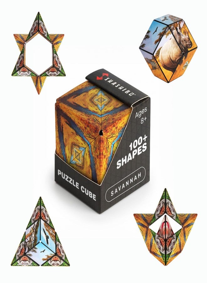 Shashibo DODECA Magnetic Puzzle Cube, Sensory Fidget Toy for Adults & Kids, Stress Relief Fidget Toy for All Ages, Cool Fidget Toys for Desk, Shape Shifting Box, 100+ Possible Shapes - Image 1