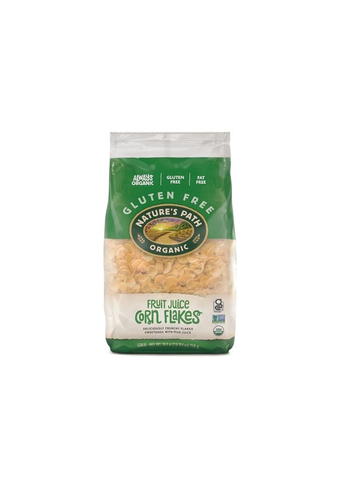 Nature's path Natures Path Organic Fruit Juice Corn Flakes 264 oz Pack of 1 Gluten Free NonGMO Earth Friendly Packaging - Image 1