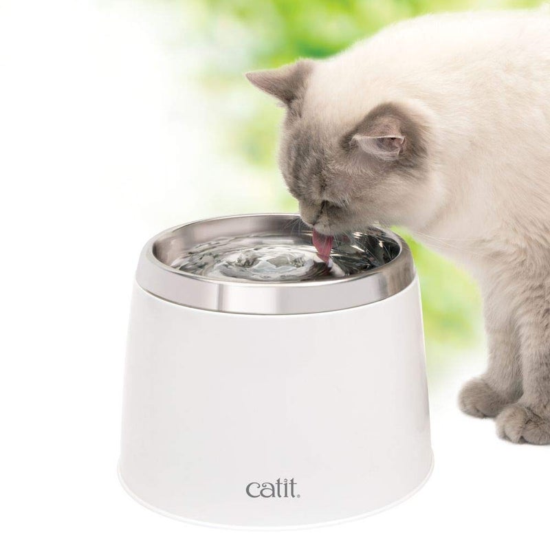Catit Fresh & Clear Stainless Steel Cat Water Fountain, 50023 - Image 2