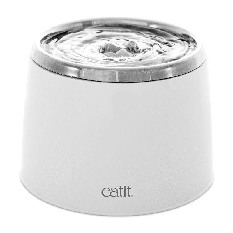 Catit Fresh & Clear Stainless Steel Cat Water Fountain, 50023 - Image 1