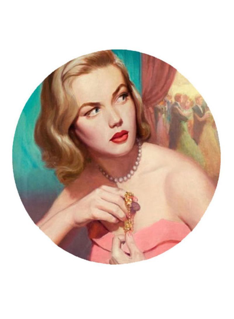 RKN Pop Art Printed Pin Beige/Pink/Green - Image 2