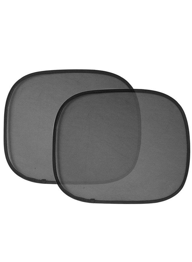 2 Piece Car Window Sunshade for Side Windows – UV Protection Mesh Sunshade with Suction Cups – Foldable, Easy to Install - Image 2