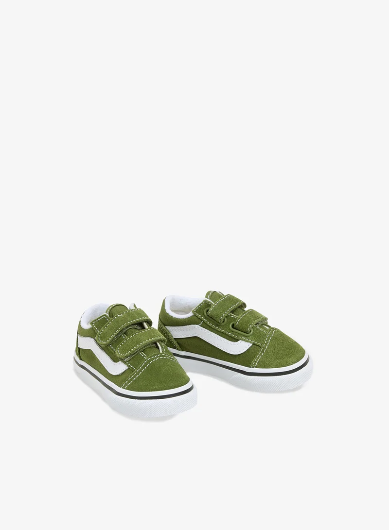 VANS Kids' Old Skool Velcro Shoes (Baby and Toddler)