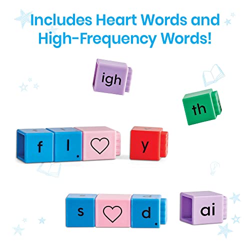 hand2mind Reading Rods Building Sight Words, Word Building Activities, Letter Blocks, Sight Words Kindergarten, CVC Words Spelling Toys, Reading Tools for Kids, Science of Reading Manipulatives - Image 5