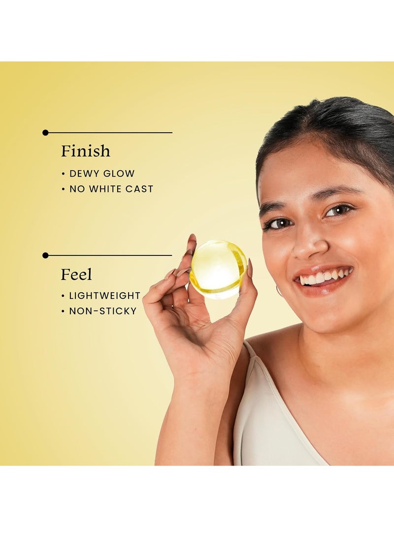 FoxTale Spf 70 Niacinamide Dewy Sunscreen With Pa++++ For Dewy Sun Protection|Tan Protection|Lightenweight|No White Cast|Non Greasy|Anti-Tan Formula|For Spot Depigmentation|Men & Women|15 Ml,All - Image 4