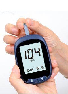 Goldfish Blood Glucose Monitoring System Blood Glucose Tester Equipped With 50 Blood Glucose Test Strips, 50 Blood Collection Needles, 1 Blood Collection Device Fully Automatic Portable Blood Glucose Monitoring System Diabetes Test Kit Password-Free Blood Glucose Meter Large Display  - Image 2