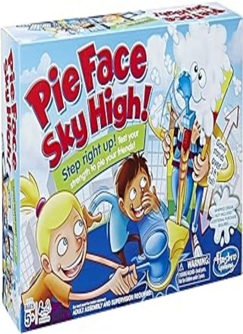 Pie Face Sky High Game, Up Over Three Feets Tall For Kids Entertainment, Game Whipped Cream Family Game Kids Ages 5 and