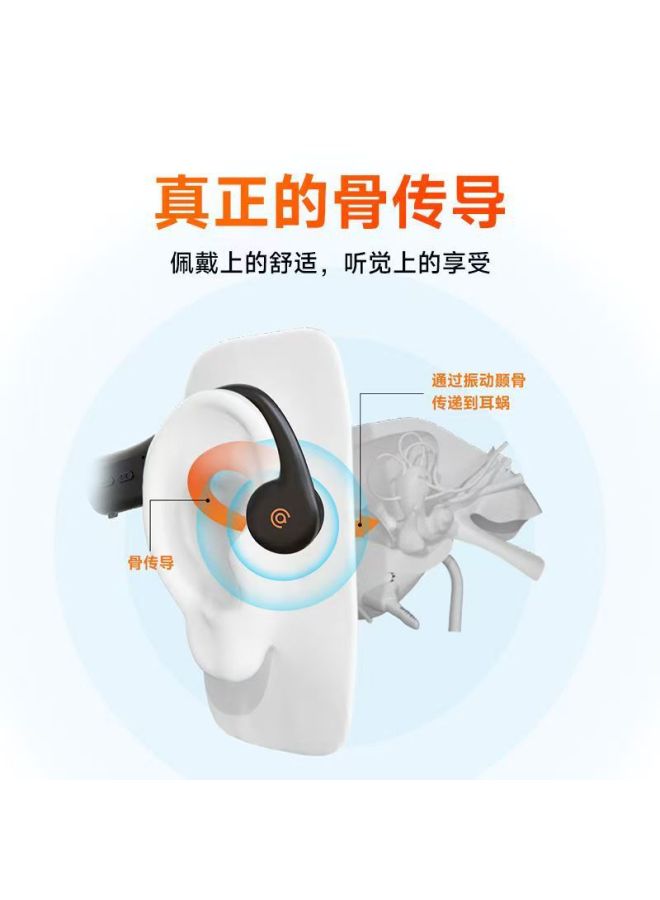 aigo Patriot Gs01 Bone Conduction Bluetooth Headphones 2025 New Sports Running Ear-hook Headphones - Image 5