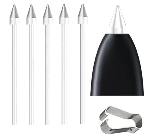 Befzygwk 5 PCS Galaxy Tab S10 S Pen Soft Tips/Nibs Compatible with Galaxy Tab S10 / S10 Plus/Tab S10 Ultra S Pen Replacement Tips/Nibs with Tools (S10/S10+/S10 Ultra White*5) - Image 1