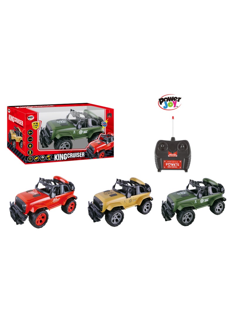 Power Joy Remote Control King Cruiser 1/10 with Light, Assorted 1 Piece (Style & Color May Vary) | Toy Vehicle | Racing Car | Display Cars | Perfect Gift for Collectors and Kids - Image 1