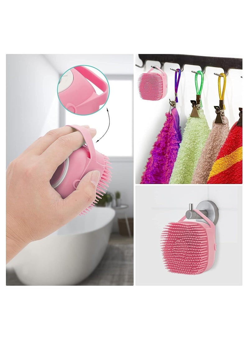 Pet Dog Bath Brush Soft Silicone Comb Pet Grooming Brush Silicone Massage Brush Hair Fur Grooming & Cleaning Brush - Image 5
