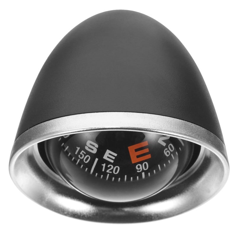Black Automotive Dashboard Compass for Off Road Marine and Boat Navigation - Image 2