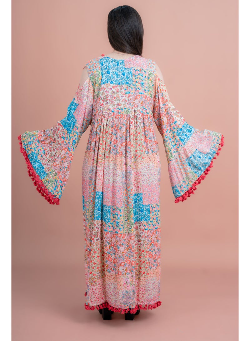 IKKXA Elegant Long Sleeve Formal Jalabiya - Image 2