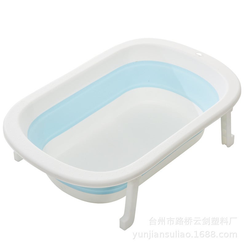 Newborn Baby Baby Bathtub Sitting Large Foldable Toddler Bath Bucket Children'S Household Children'S Products - Image 1