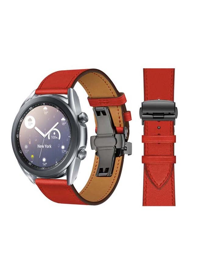 Perfii Replacement Band For Samsung Galaxy Watch3 Supreme Red - Image 1