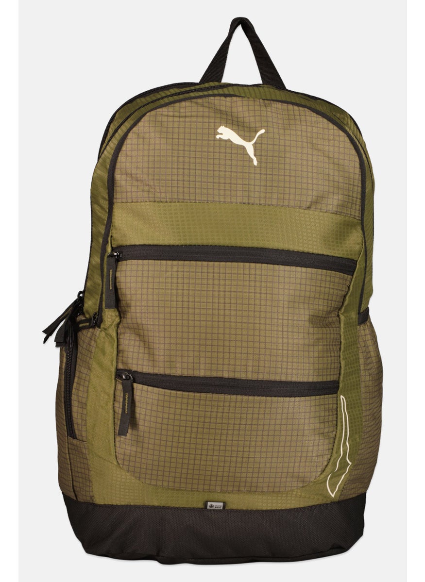 PUMA Men Brand Logo Backpack, Olive  - Image 1