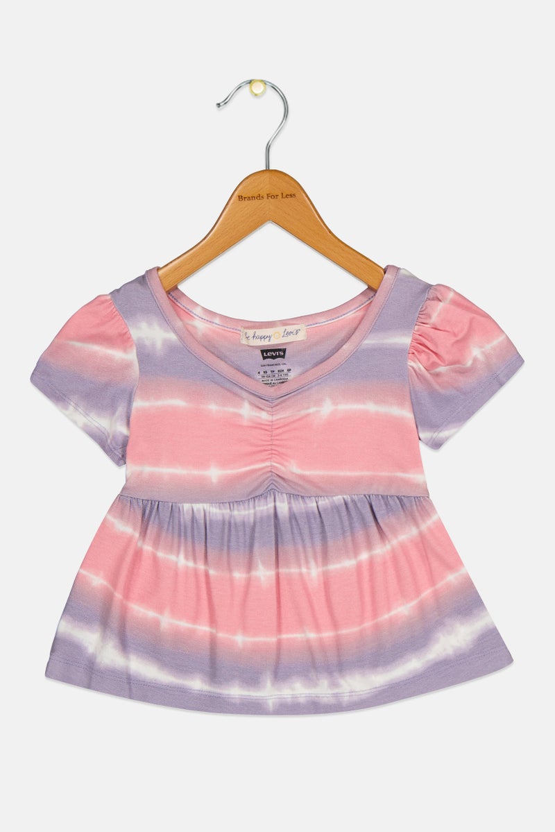 Levi's Toddlers Girl Tie Dye Dress, Multicolor - Image 1