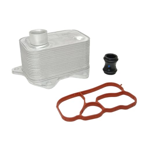 ThpeMakcr Engine Oil Cooler with Gasket Kit Replacement for Volkswagen Tiguan Passat #06K 117 021 B - Image 1