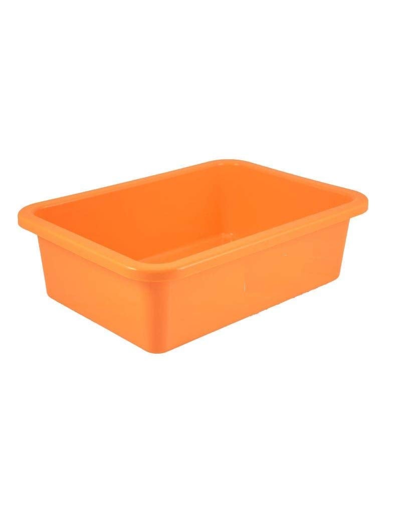 GHANU Unbreakable Multipurpose Plastic Big Rectangular Tray, 56.5X36.5X16.5 Cm Multipurpose Organizer Tray - Image 3