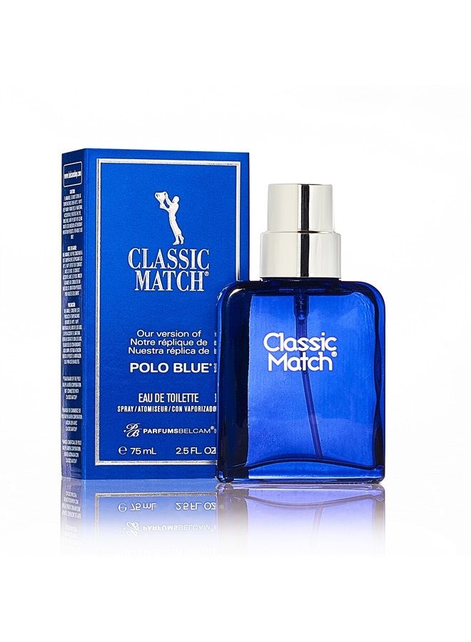 PB ParfumsBelcam مباراة كلاسيكية، نسختنا من عطر بديل مصمم بخاخ أو دو تواليت، 2.5 أونصة سائلة - Image 3