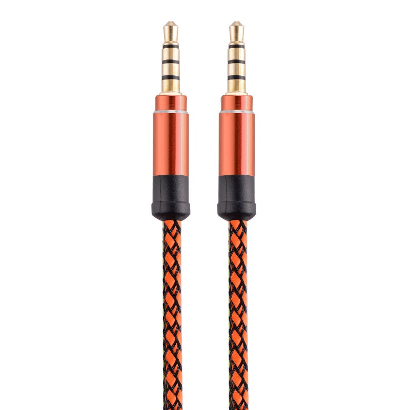 1.5 Meters 3 Meters 3.5Mm Hook And Loop Woven Audio Line Male-To-Male Nylon Aux Pair Line Car Audio - Image 4